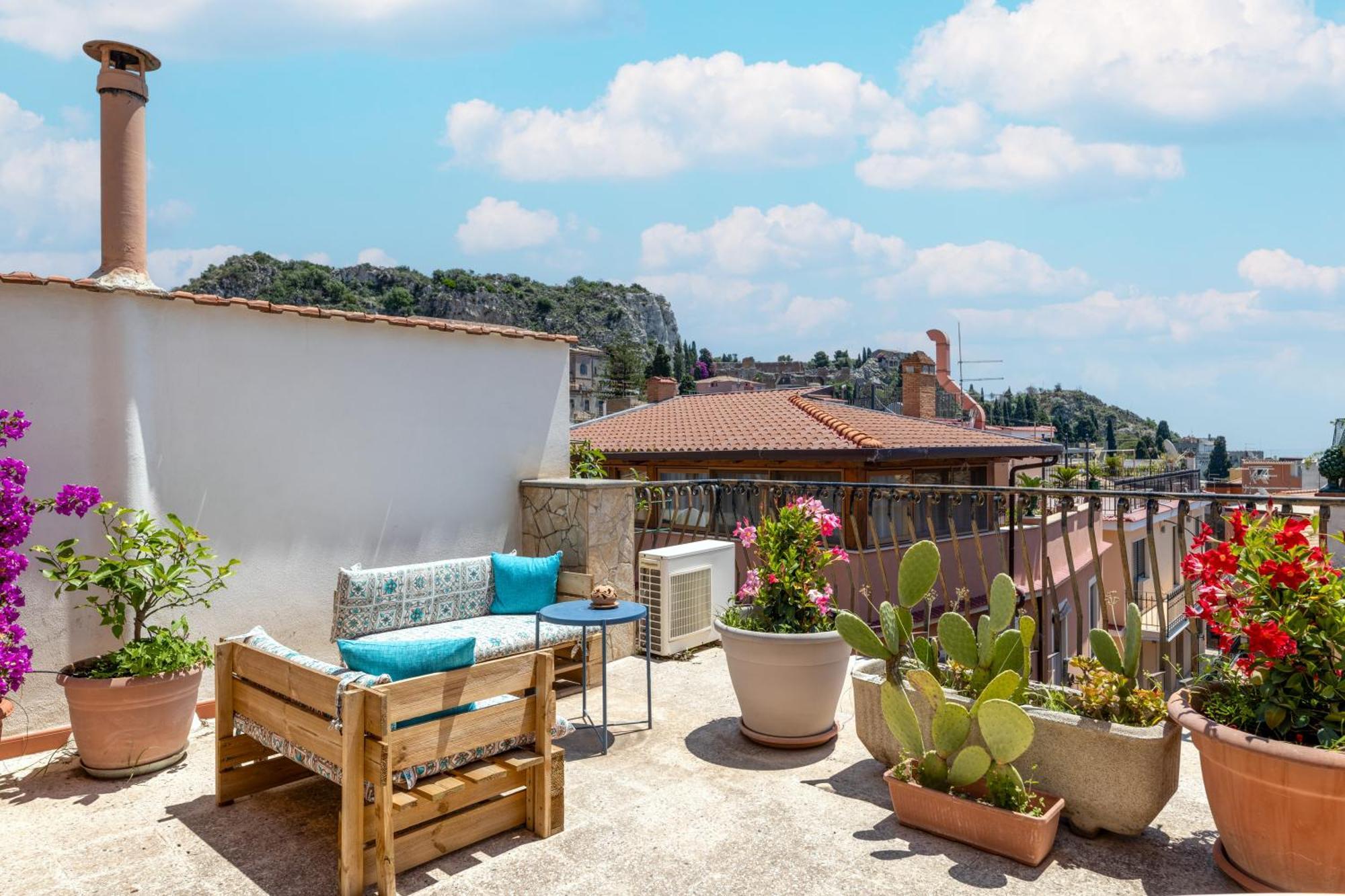 Medusa Exclusive Rooftop Taormina Apartamento Exterior foto